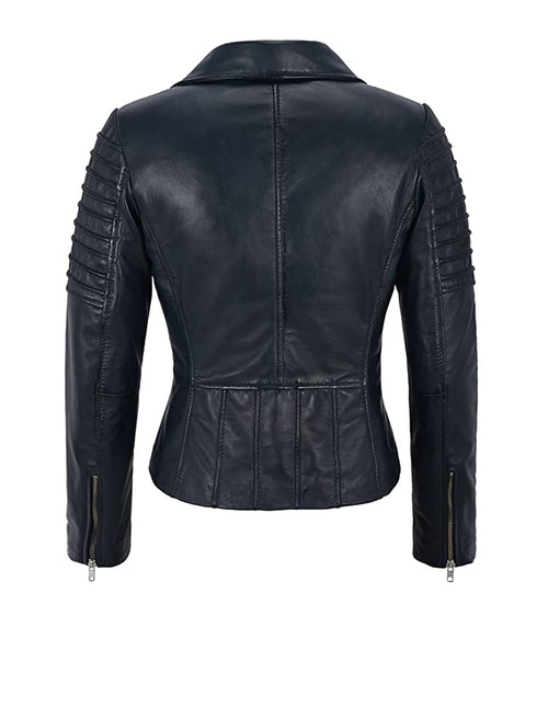 Women’s Black Sheepskin Leather Jacket